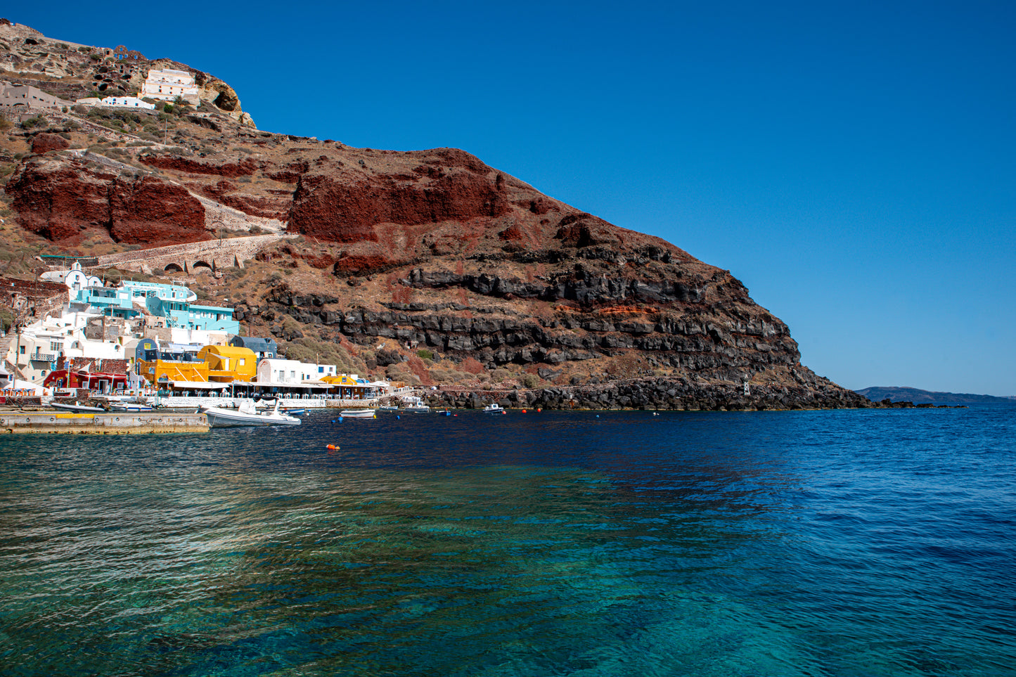 Colorful Shores of Amoudi Bay