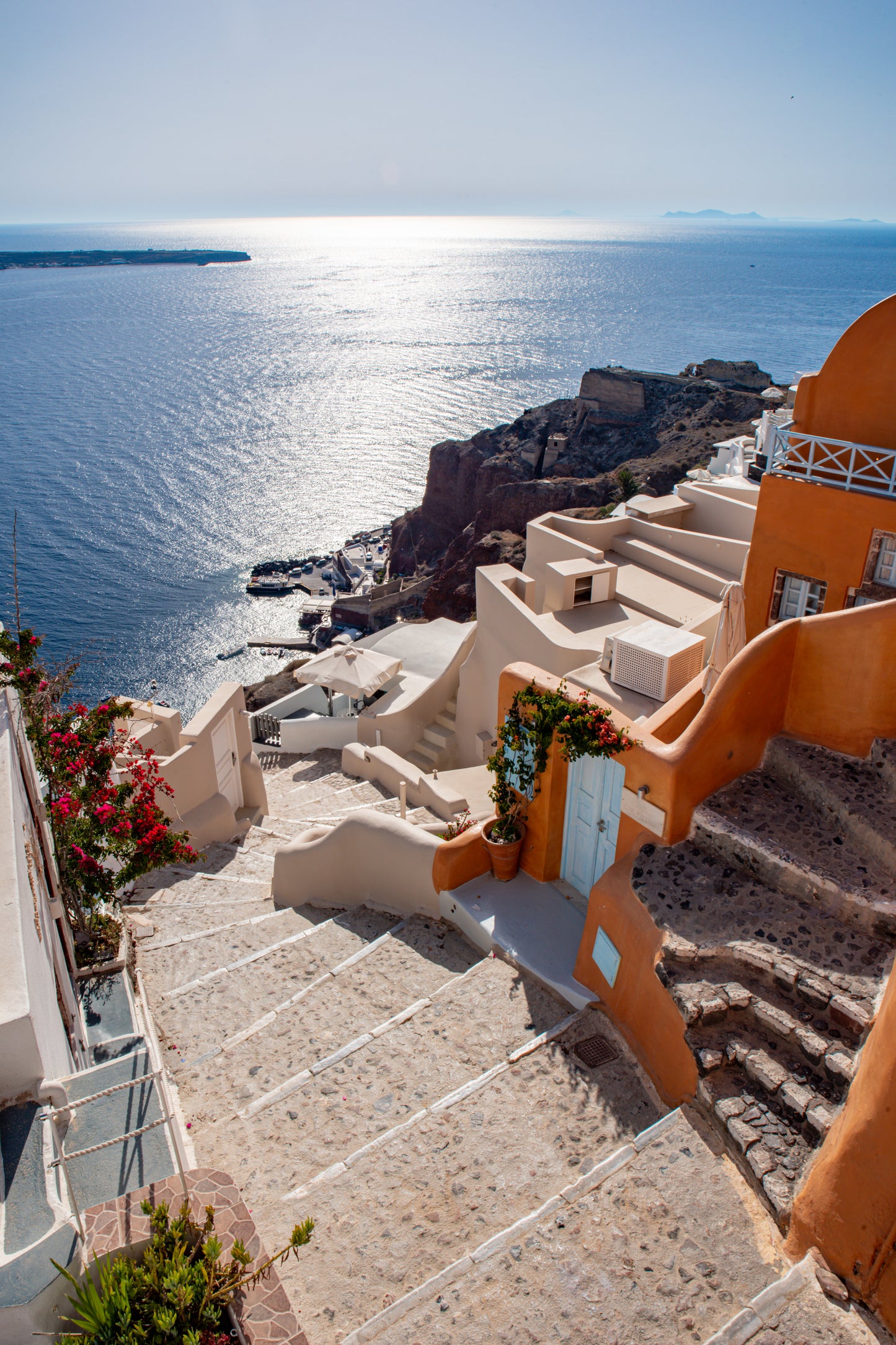 Gentle Ascent to Oia