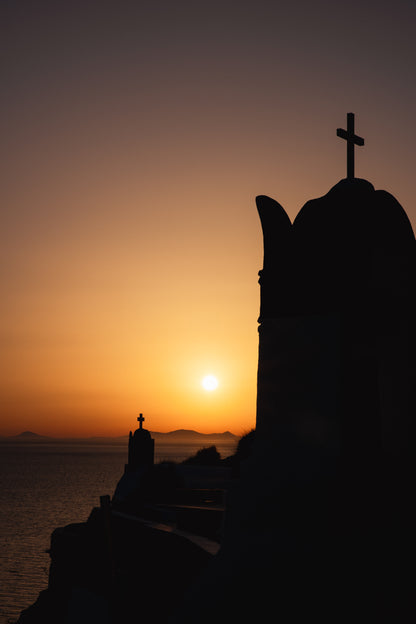 Santorini Golden Sunset