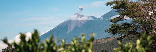 Volcán de Fuego in Antigua Guatemala Print on Canvas